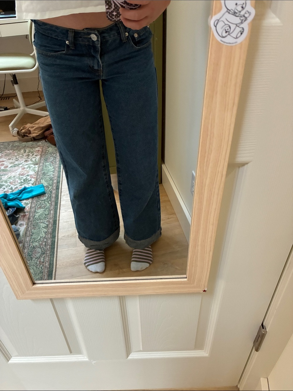 Edikted low rise baggy raelynn jeans